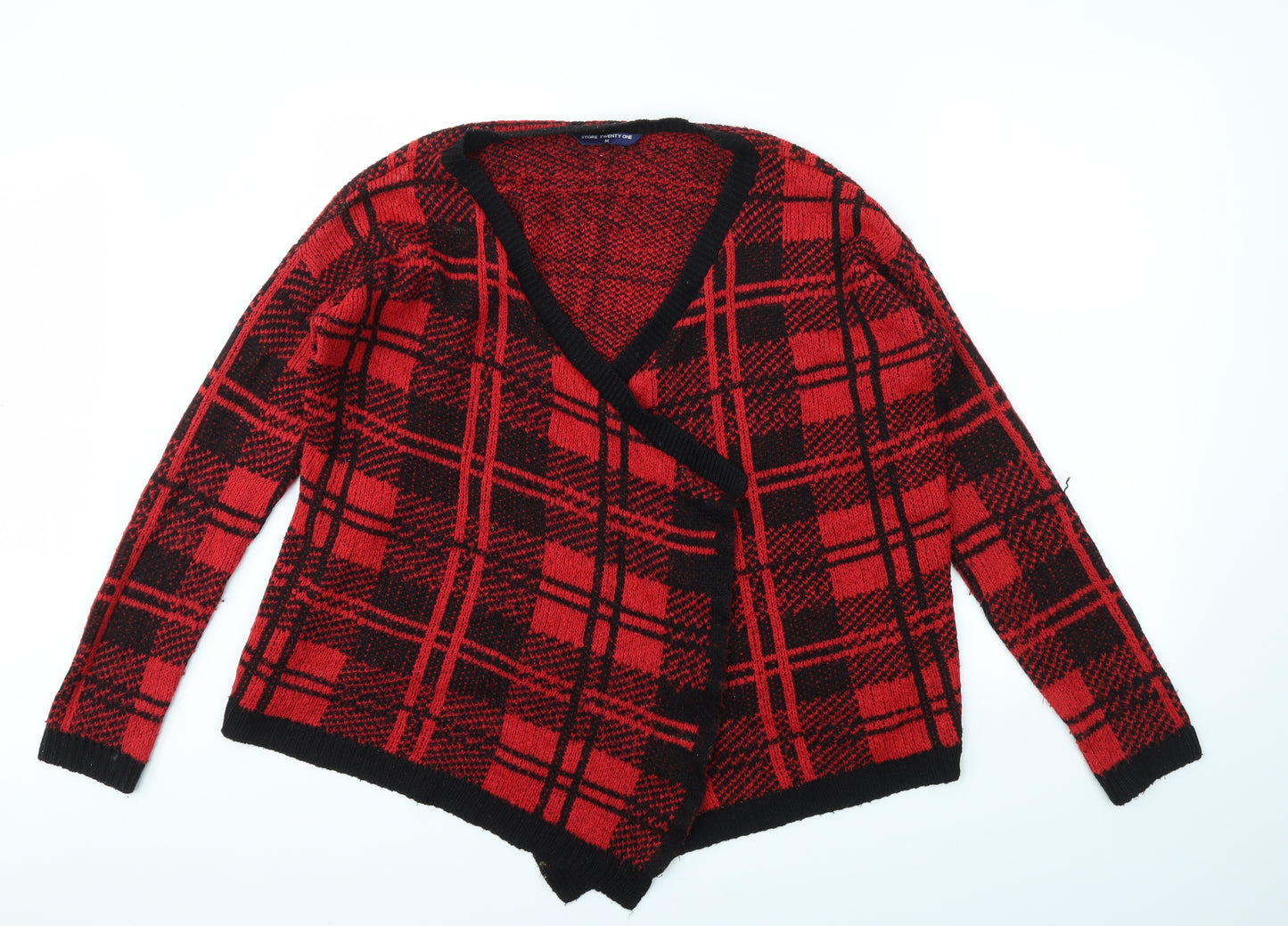 Store Twenty One  Womens Multicoloured Check  Cardigan Jumper Size M