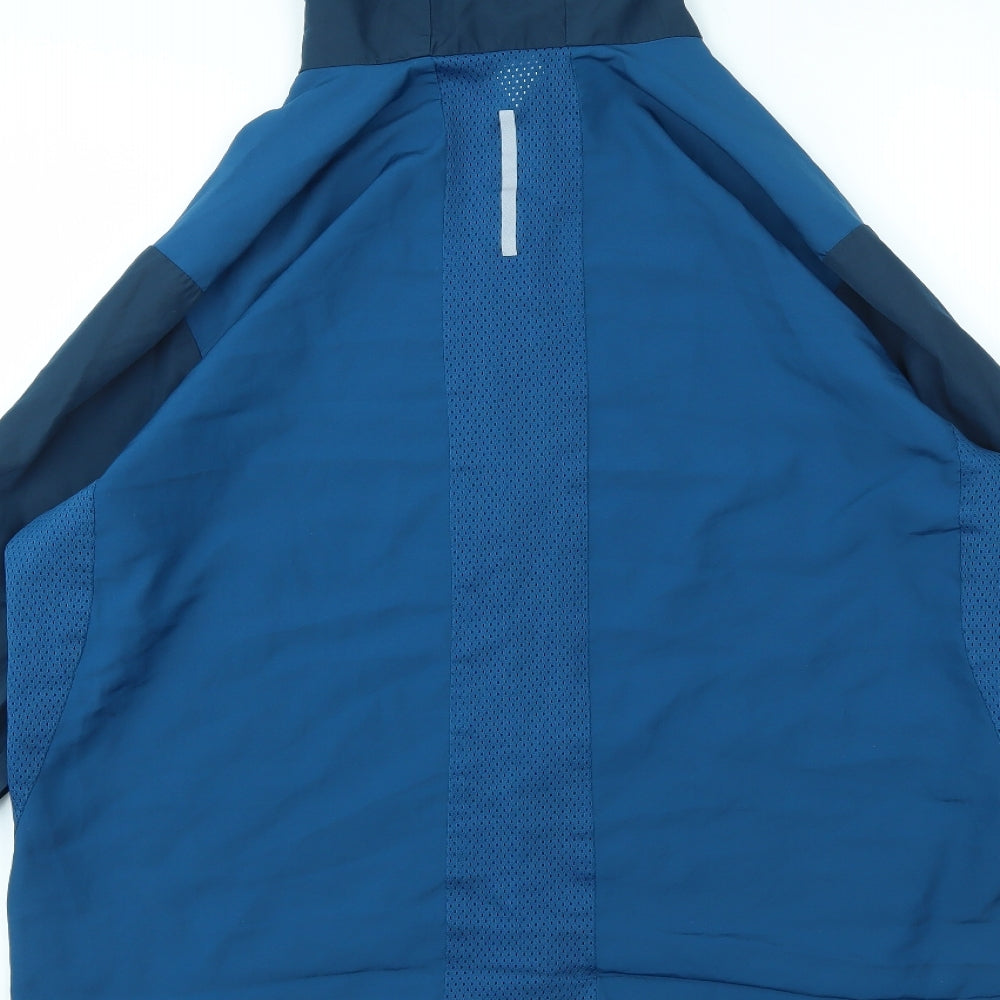 DECATHLON Mens Blue Houndstooth  Jacket Coat Size XL