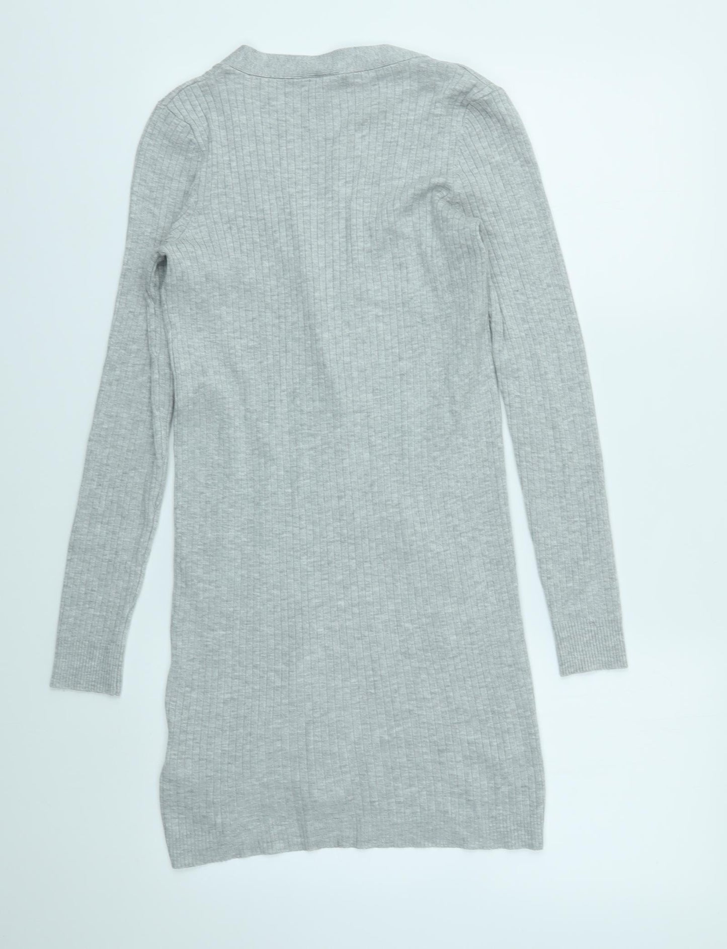 H&M Womens Grey   Fit & Flare  Size M