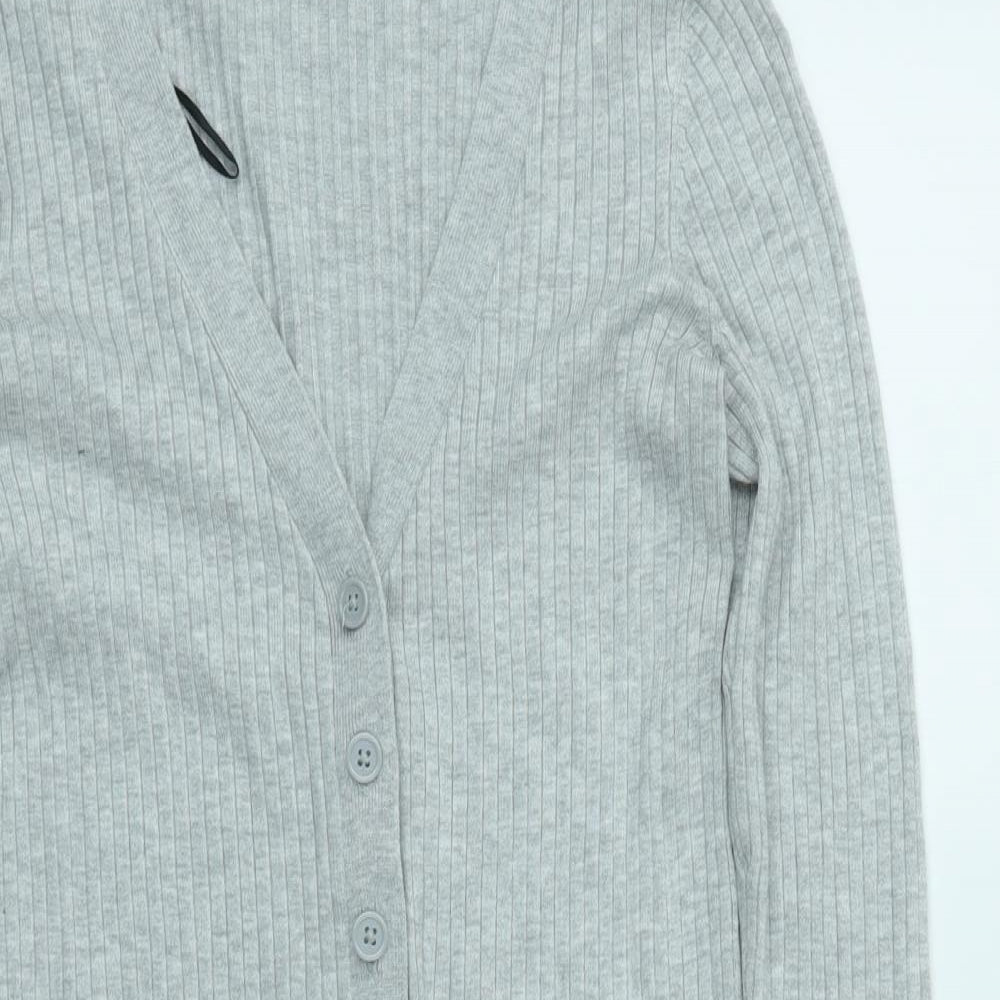 H&M Womens Grey   Fit & Flare  Size M