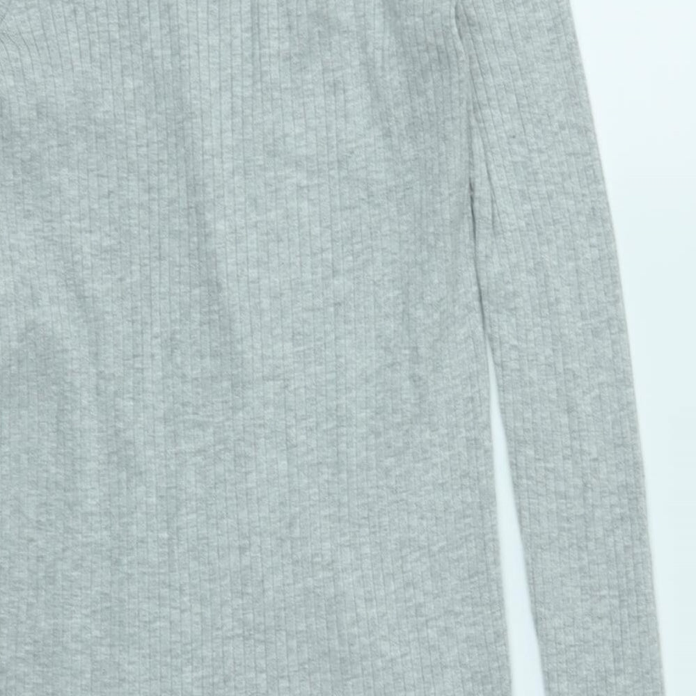 H&M Womens Grey   Fit & Flare  Size M