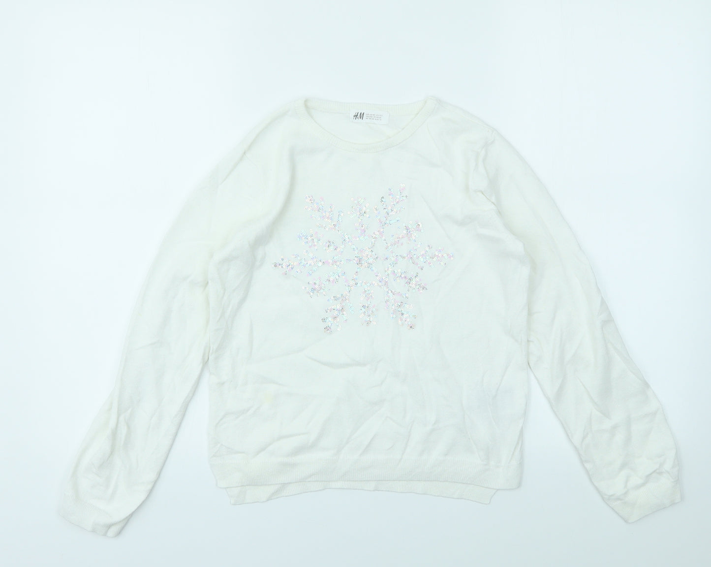 H&M Girls Multicoloured   Pullover Jumper Size 9-10 Years