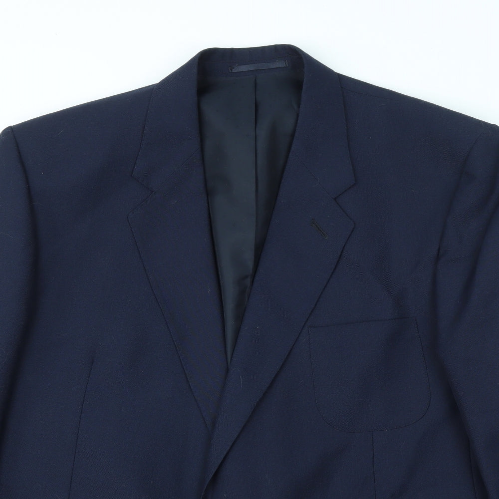 DAVID LITTLE Mens Blue   Jacket Blazer Size 52