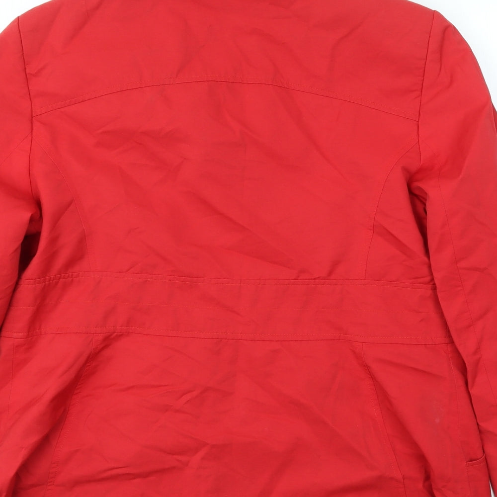 M&Co Womens Red   Jacket Coat Size 18