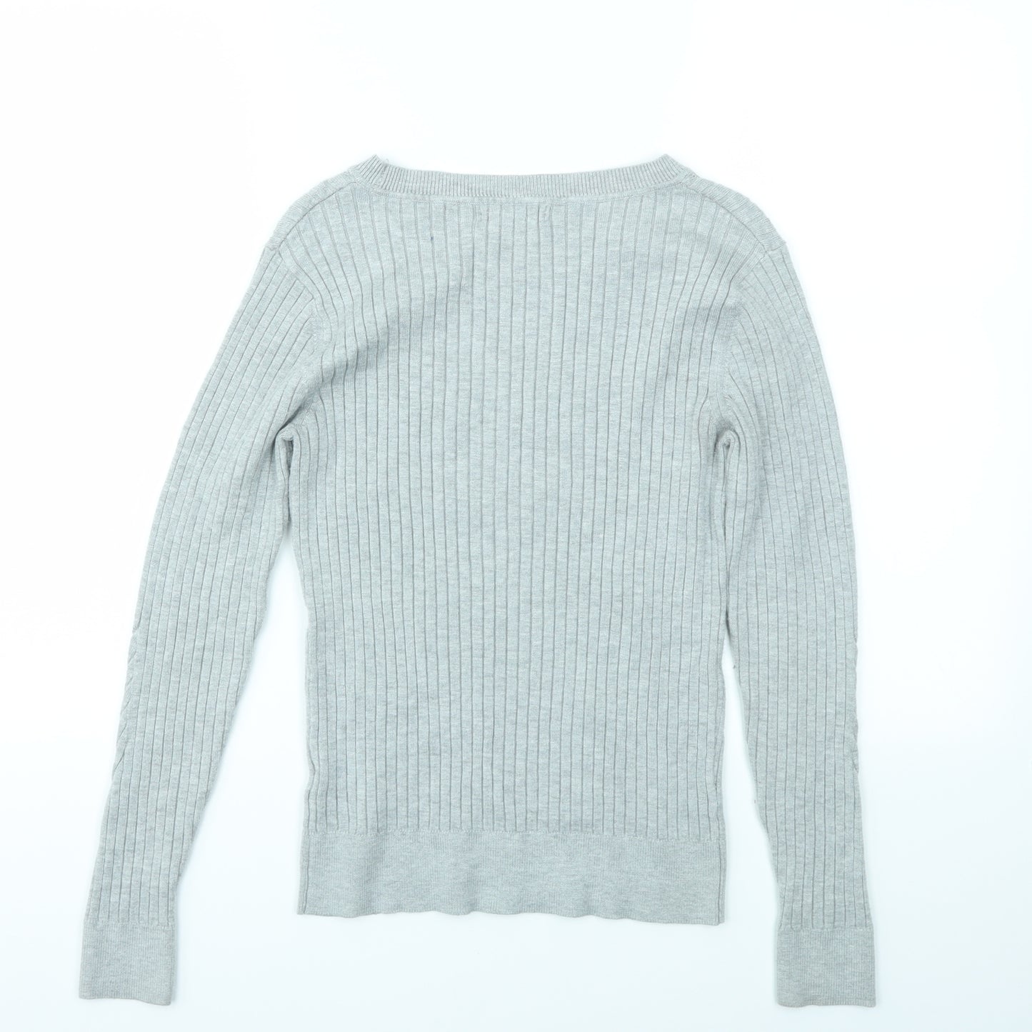 NEW LOOK  Womens Grey   Basic T-Shirt Size 12