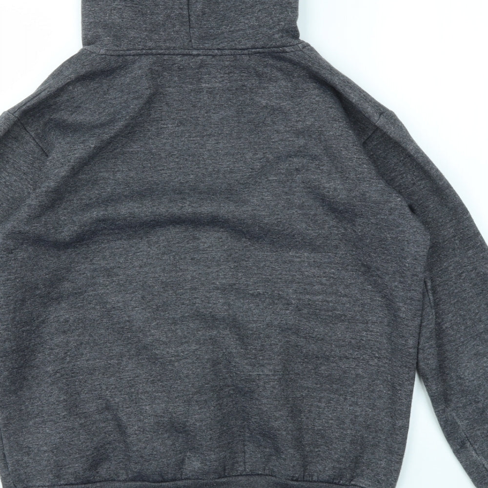 American Authentics Mens Grey   Full Zip Hoodie Size S
