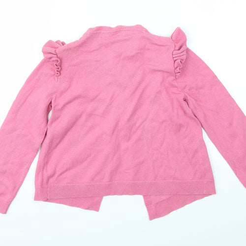 JHON LEWIS Girls Pink   Cardigan Jumper Size 7 Years