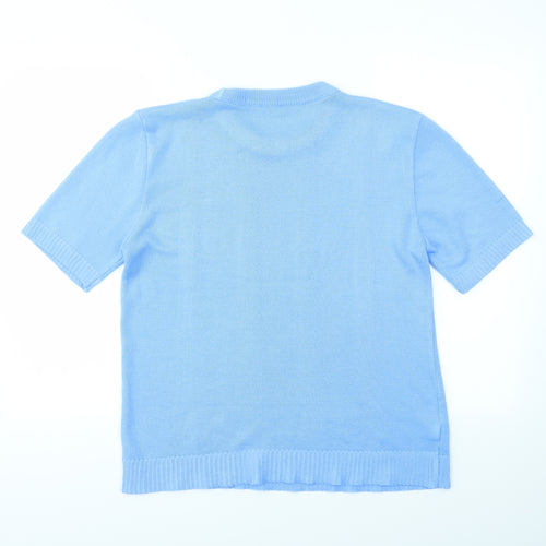 Preworn Womens Blue   Basic T-Shirt Size S