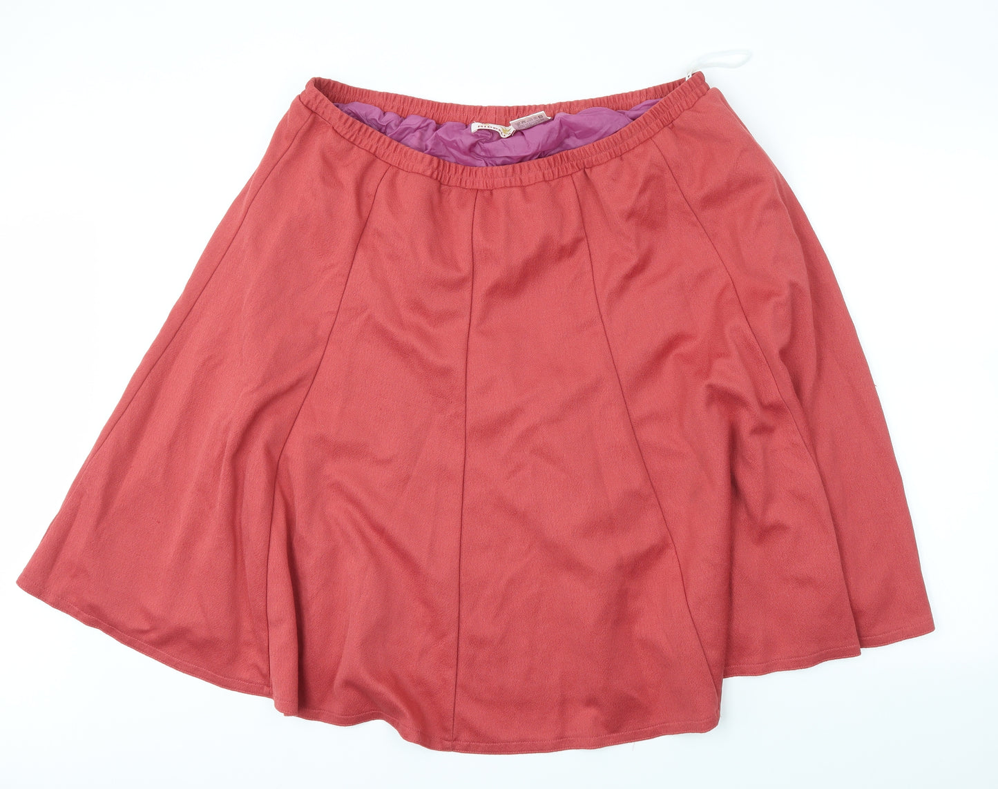 RIDDELLA Womens Pink   Flare Skirt Size 24  - stretch waistband
