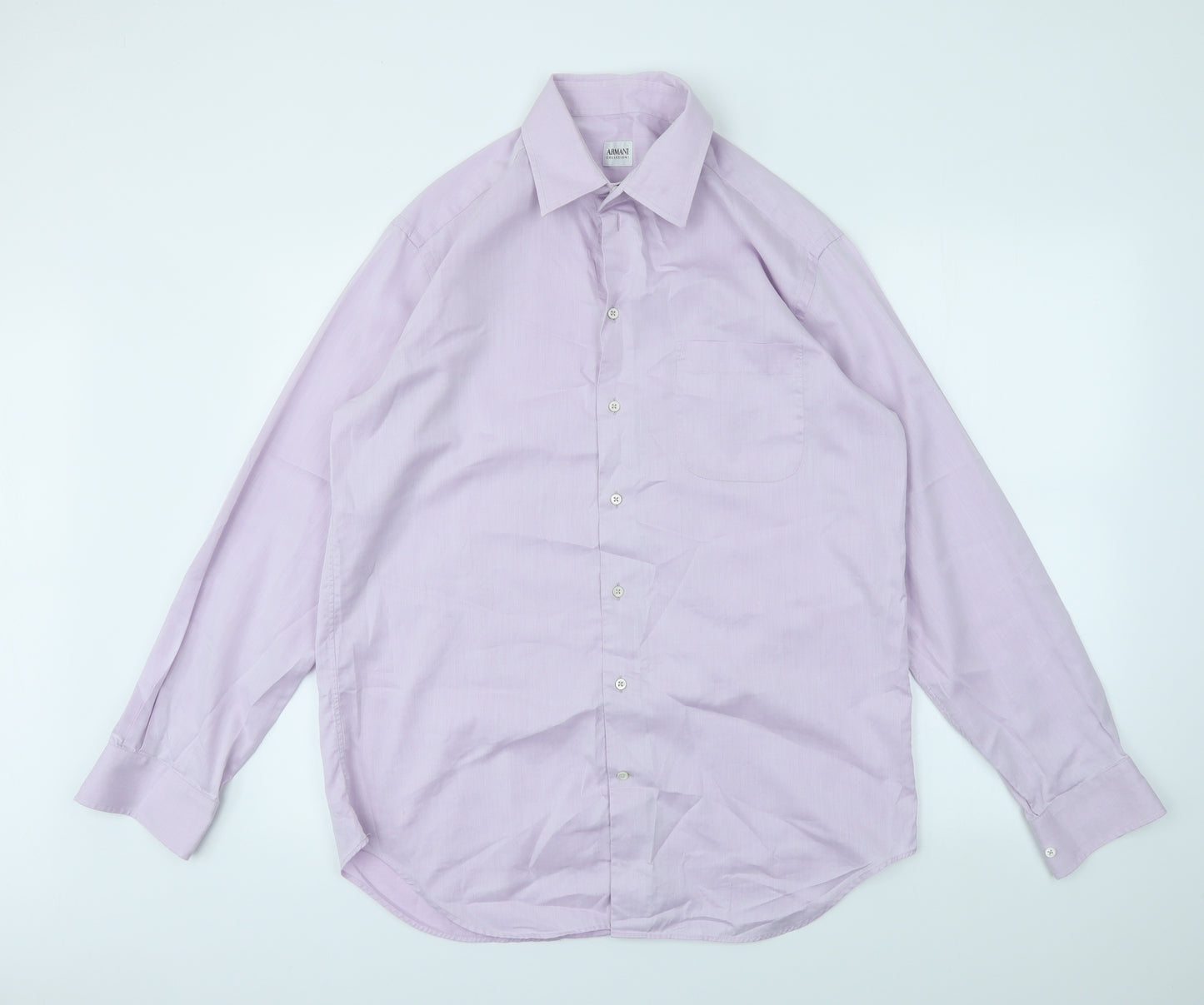 ARMANI  Mens Purple    Dress Shirt Size 16