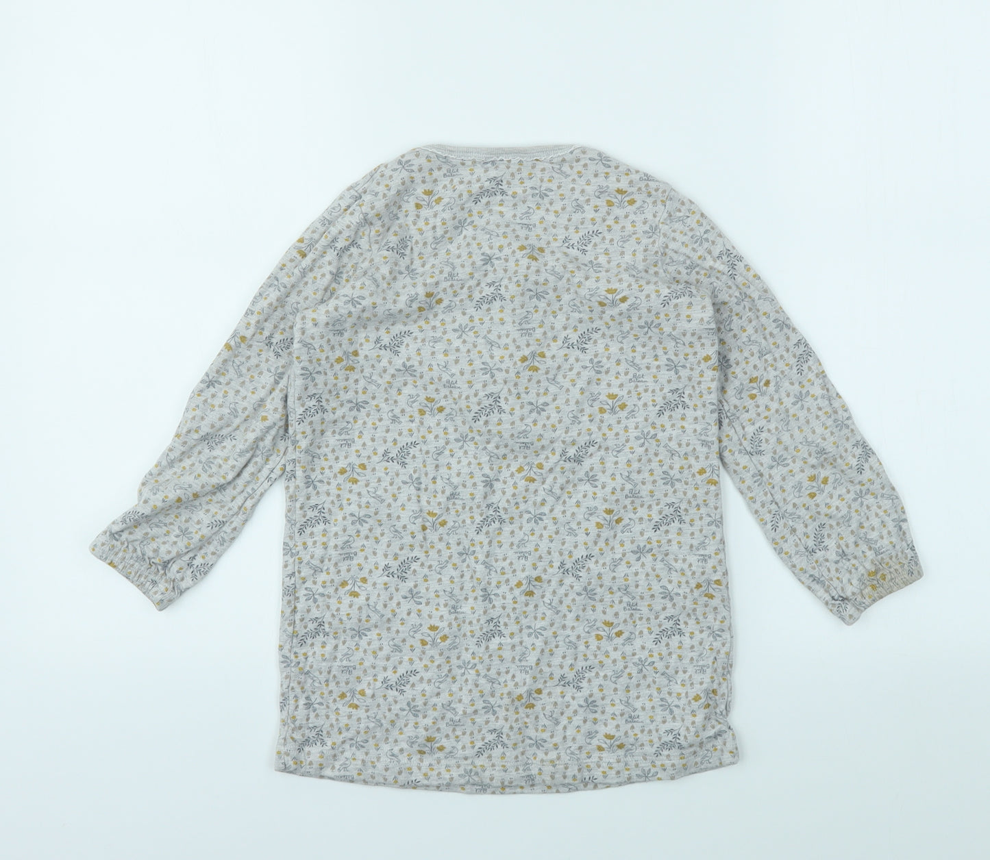 PRETT BATEAU Girls Ivory Floral  Fit & Flare  Size 6 Years