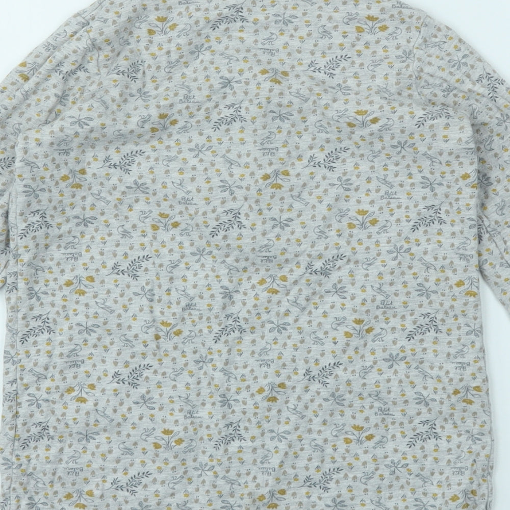 PRETT BATEAU Girls Ivory Floral  Fit & Flare  Size 6 Years
