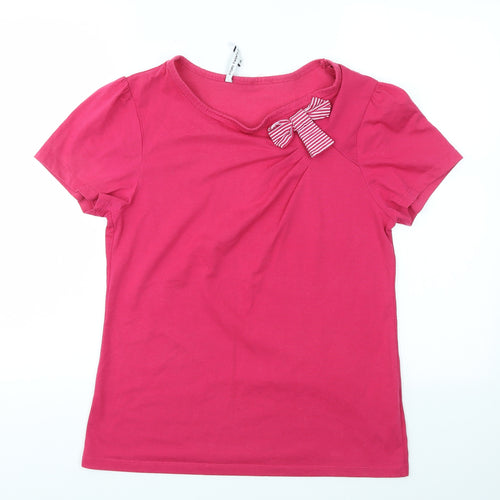 STORE TWEMTY ONE  Womens Pink   Basic T-Shirt Size 14