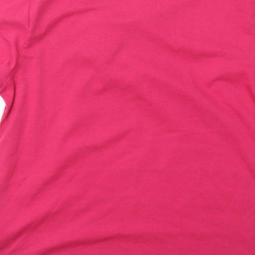 STORE TWEMTY ONE  Womens Pink   Basic T-Shirt Size 14