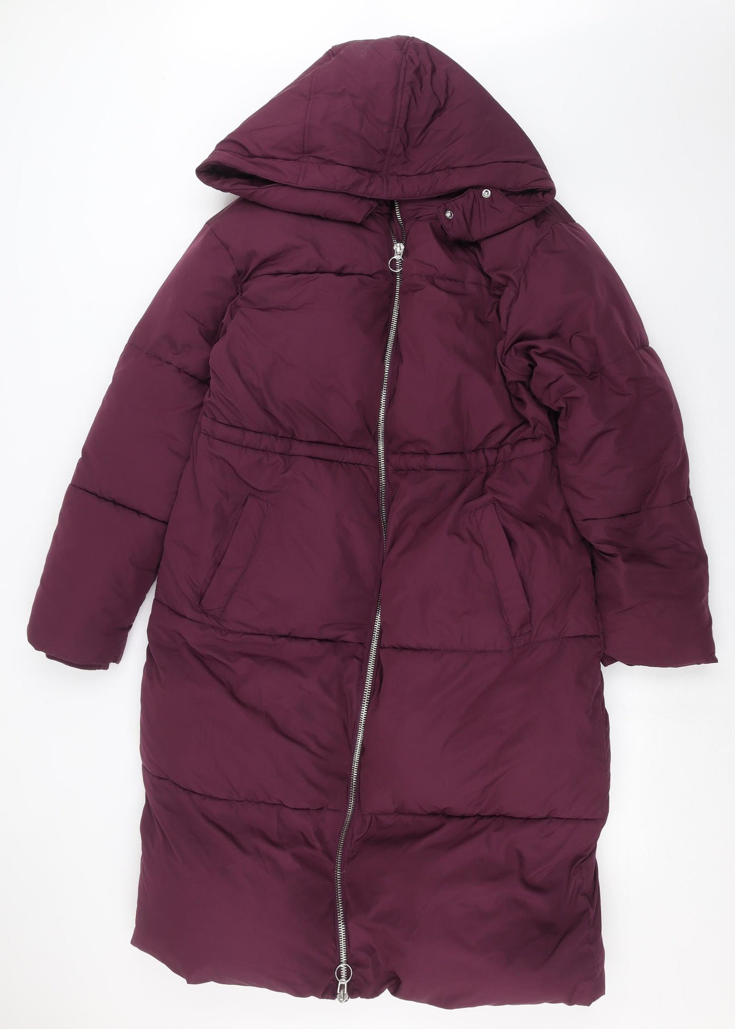 Miss Selfridge Womens Purple   Puffer Jacket Jacket Size 14