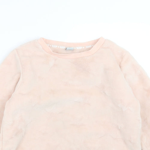 Primark Girls Pink Geometric  Top Pyjama Top Size 11-12 Years  - Star Pattern