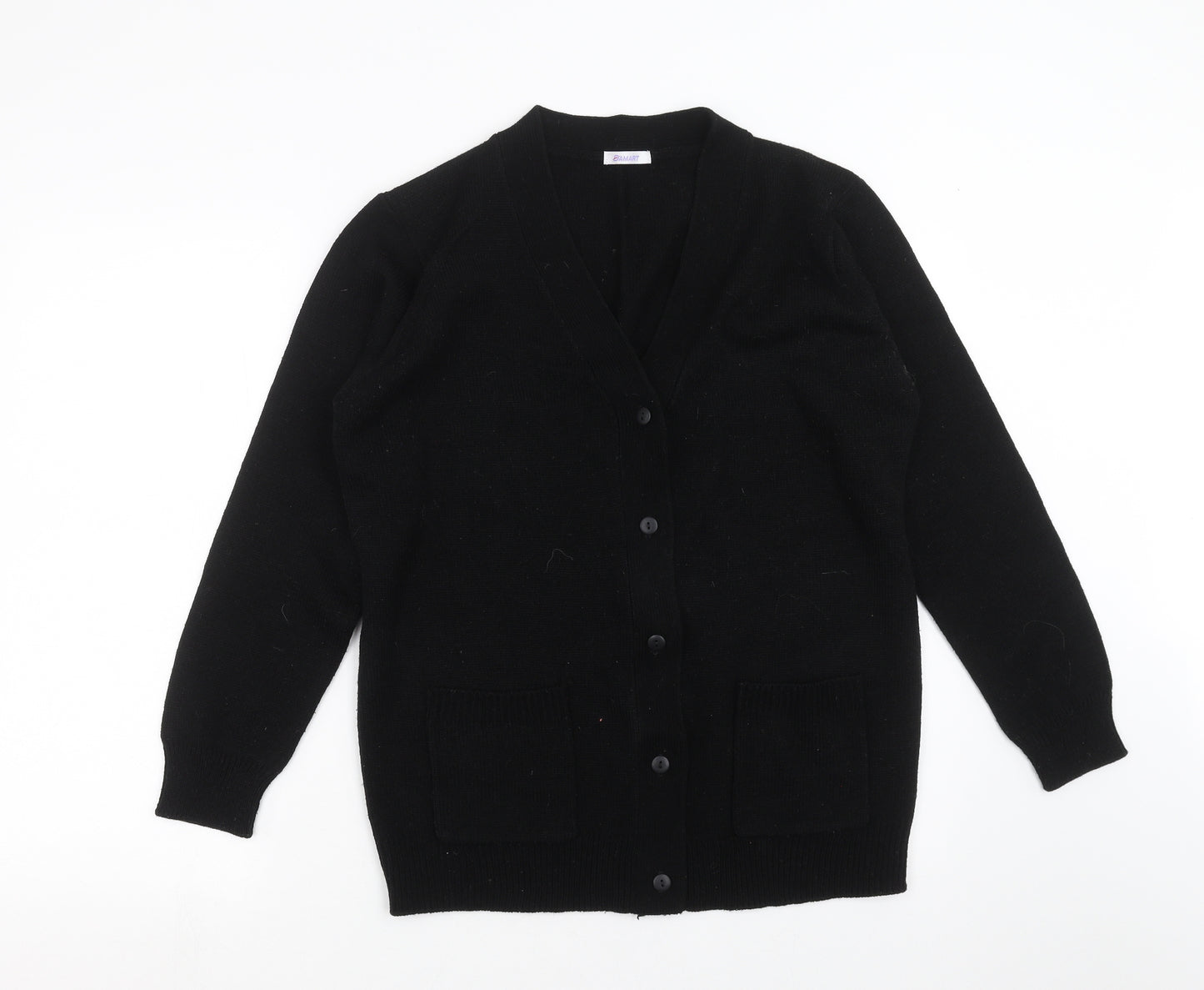 Damart Womens Black   Cardigan Jumper Size M
