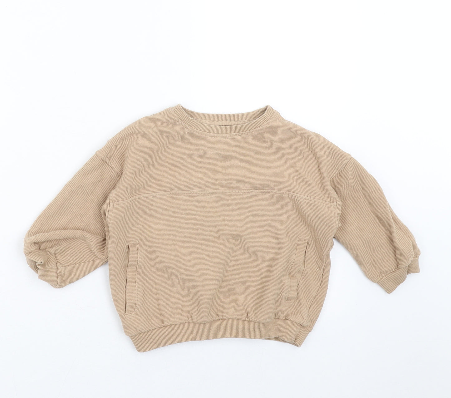 George Girls Beige   Pullover Sweatshirt Size 2-3 Years