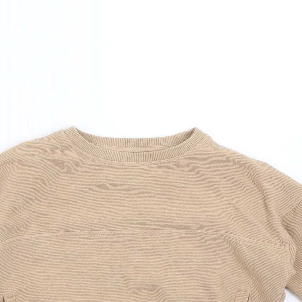 George Girls Beige   Pullover Sweatshirt Size 2-3 Years