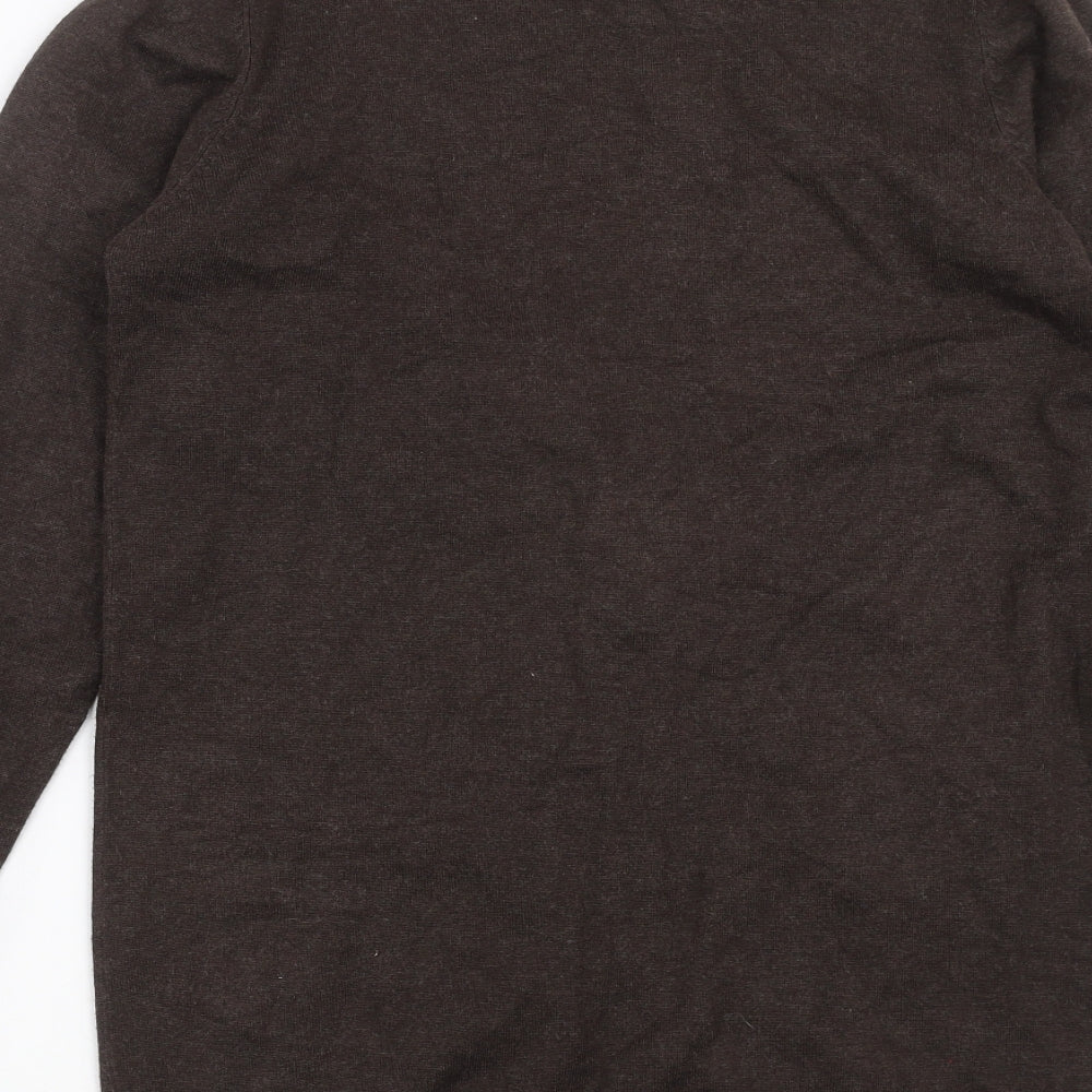 F&F Womens Brown  Knit Cardigan Jumper Size 14