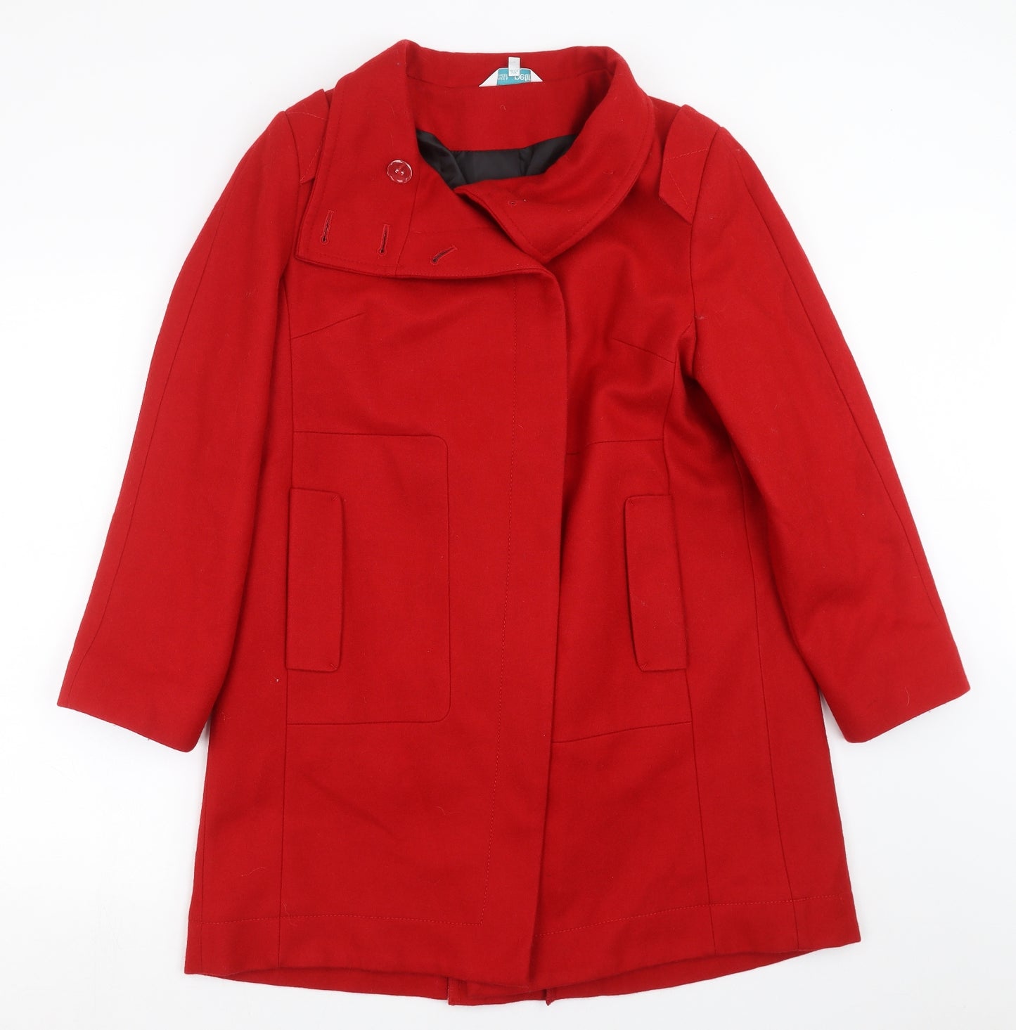 Marks and Spencer Womens Red   Pea Coat Coat Size 12