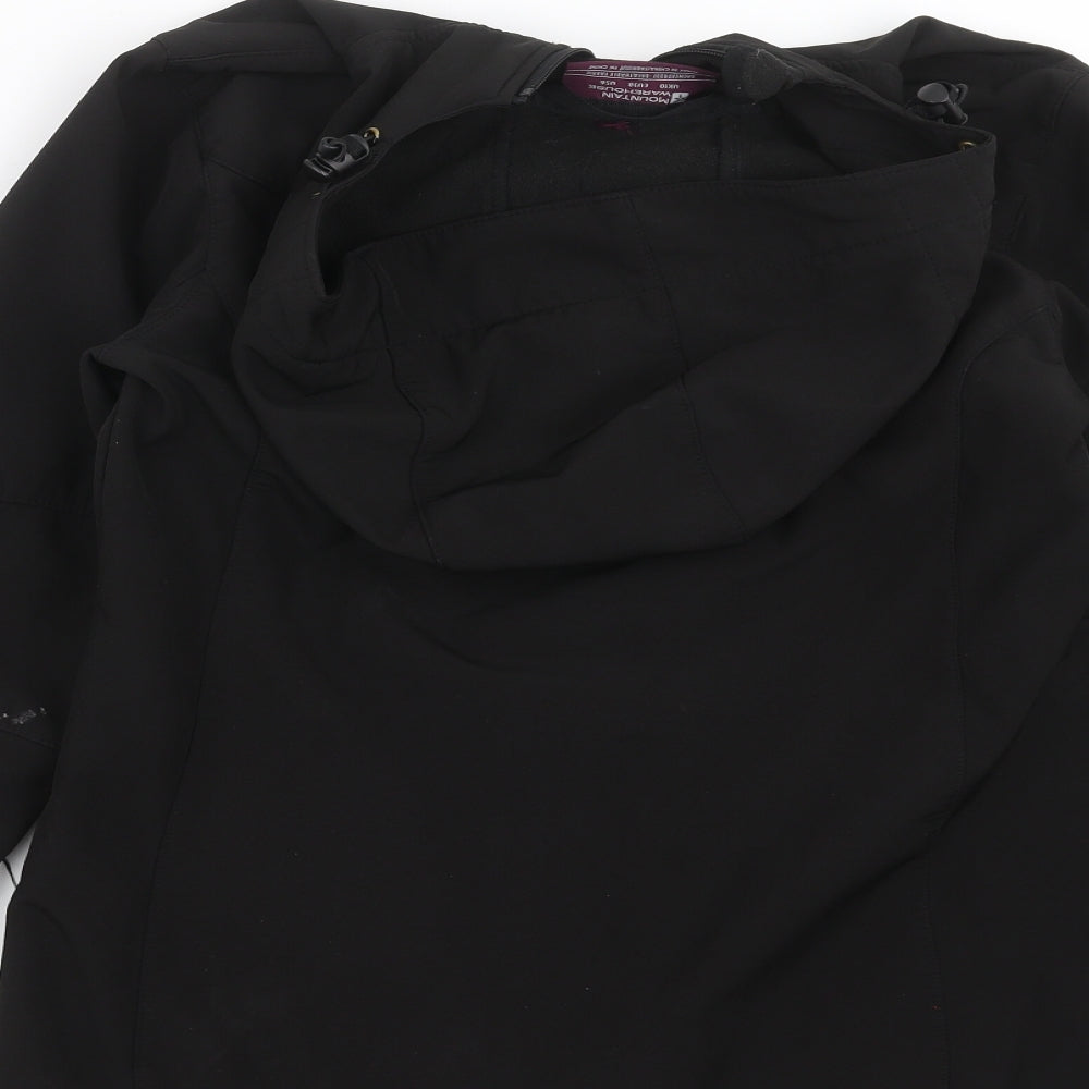Mountain Warehouse Womens Black   Jacket Coat Size 10  - shower proof