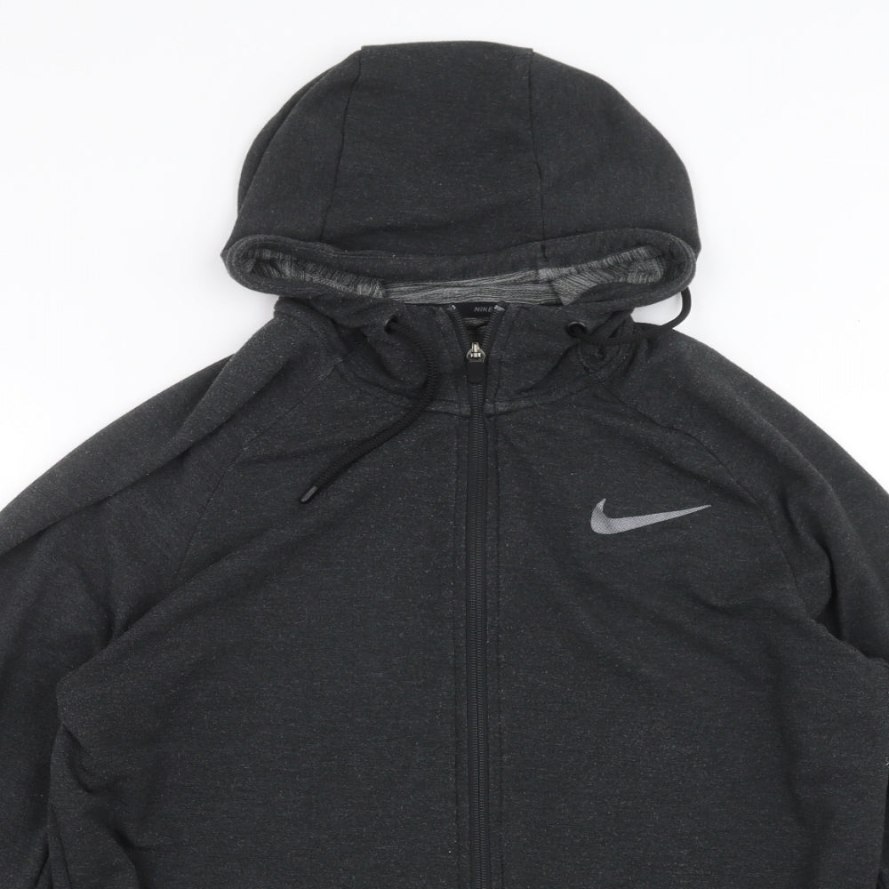 Nike Mens Grey   Full Zip Hoodie Size L