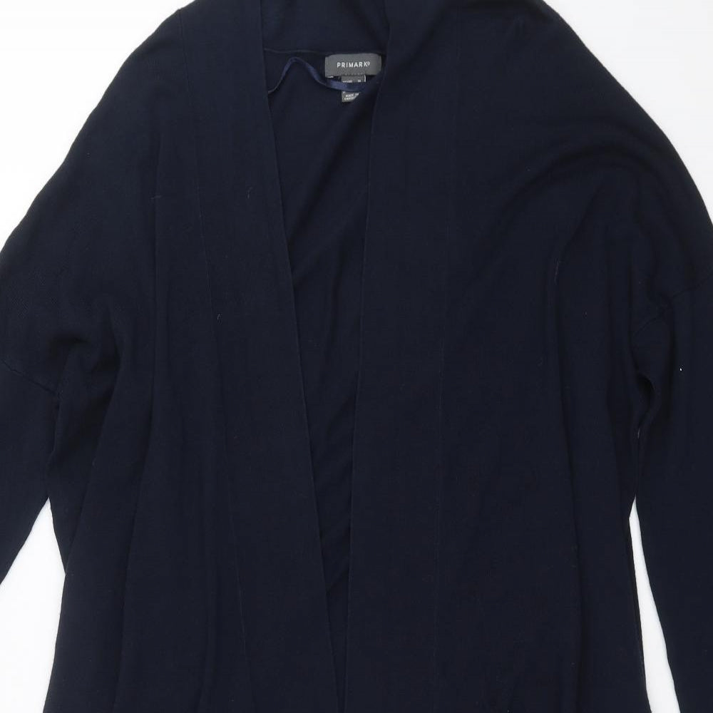Primark Womens Blue  Knit Cardigan Jumper Size 14