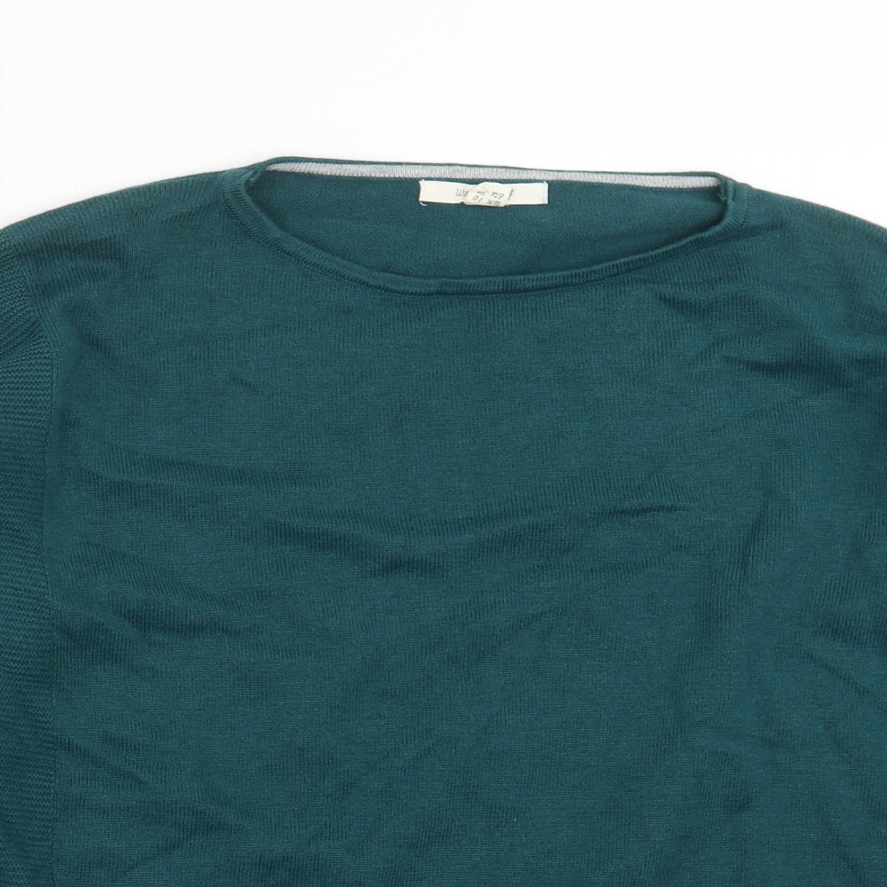White Stuff Womens Green  Knit Pullover Jumper Size 10