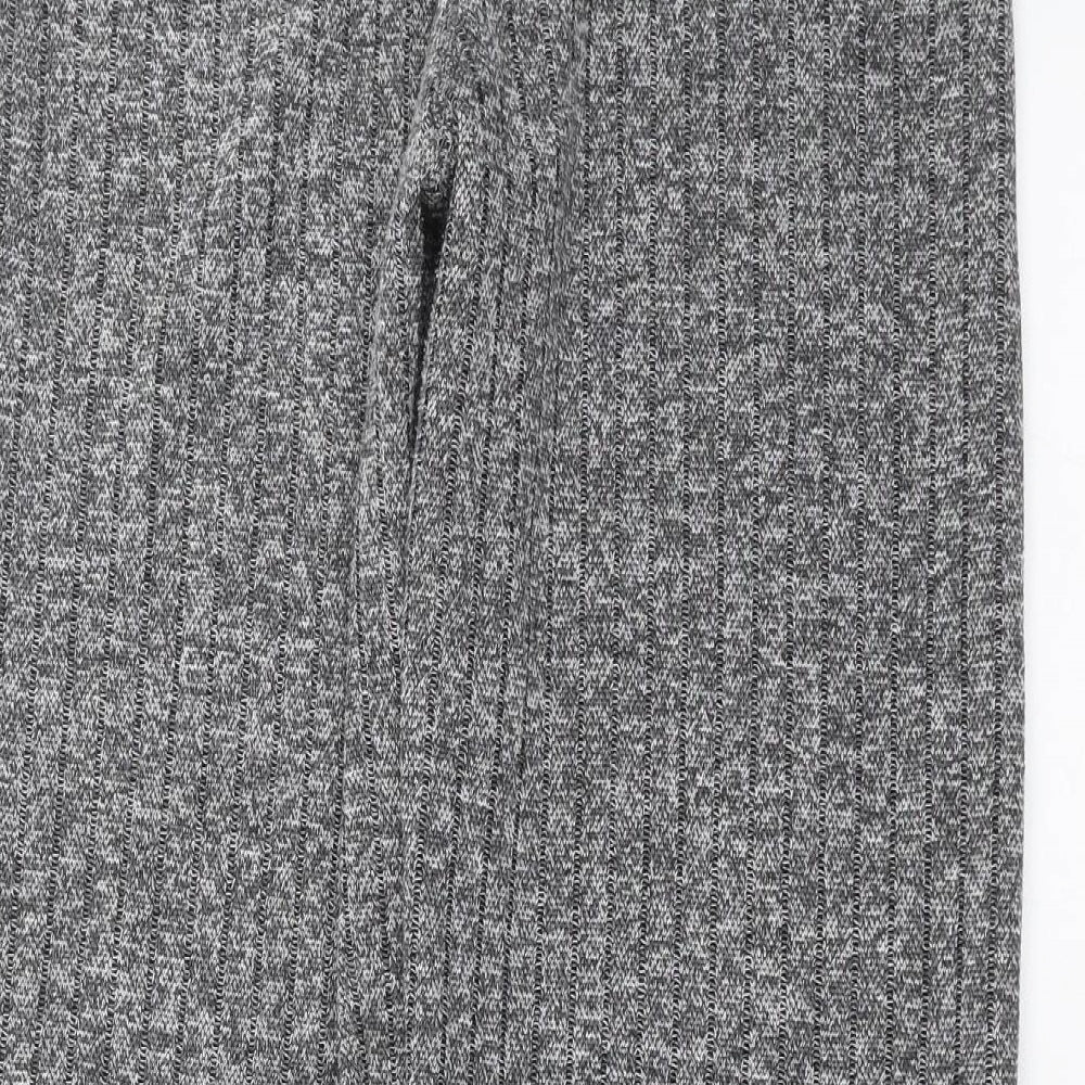 I SAW IT FIRST Womens Grey Striped  Jogger Trousers Size 10 L29 in