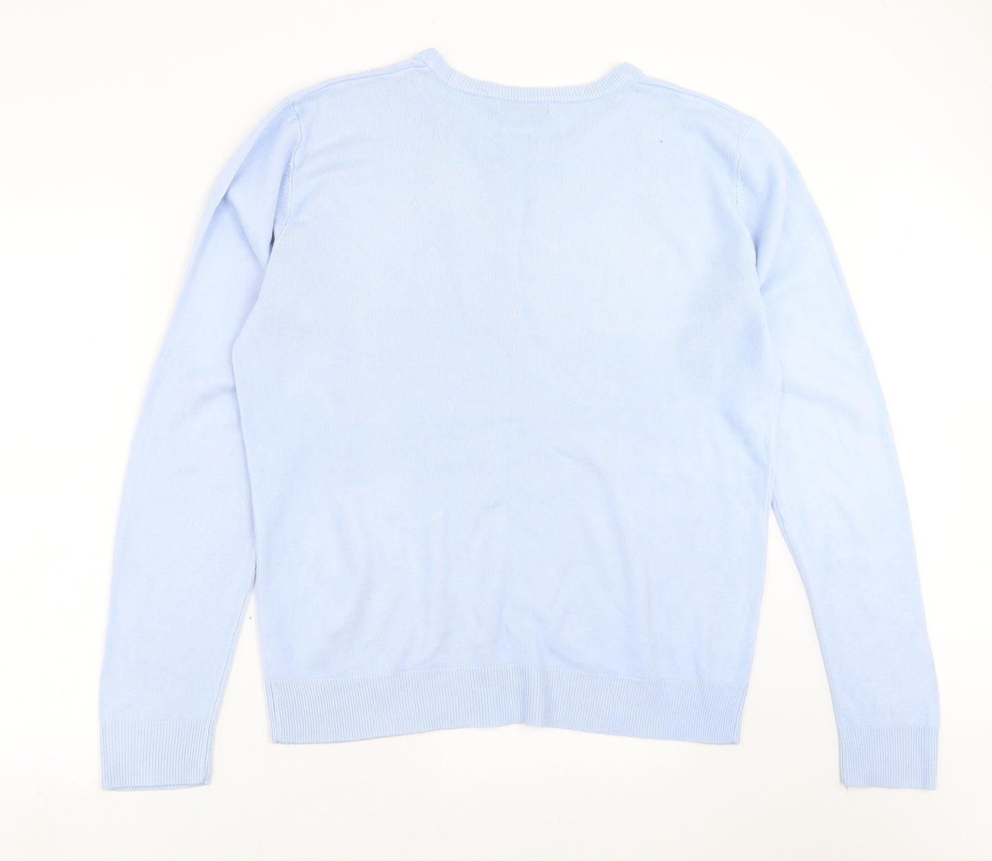 George Mens Blue  Knit Pullover Jumper Size L