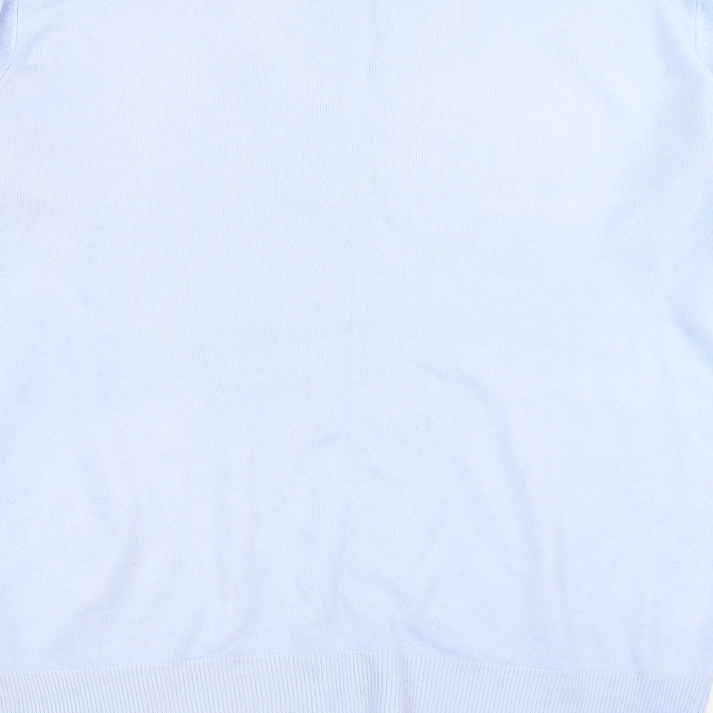 George Mens Blue  Knit Pullover Jumper Size L