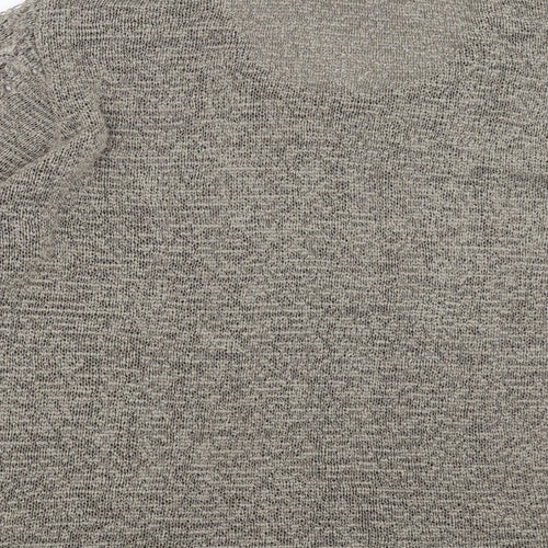 Alessa W Womens Beige  Knit Pullover Jumper Size 20  - open knit detail