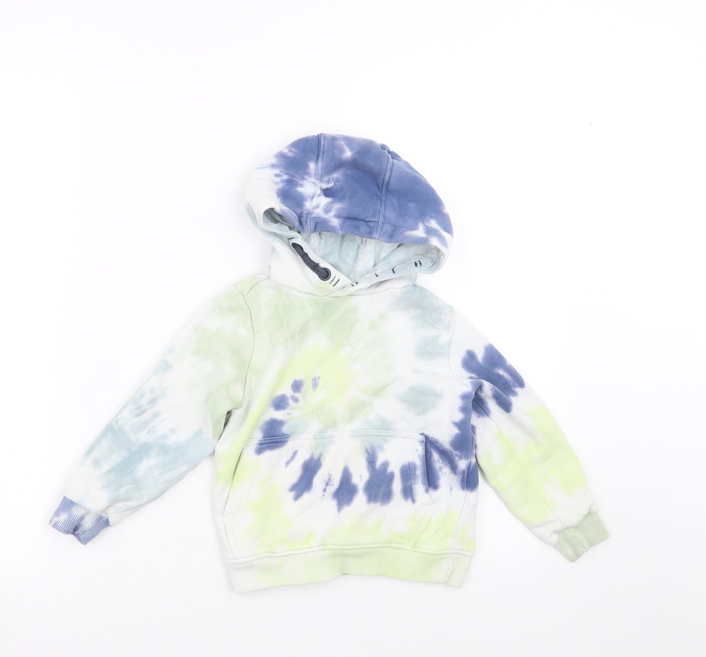 Nutmeg Boys Green   Pullover Hoodie Size 3-4 Years  - tie dye