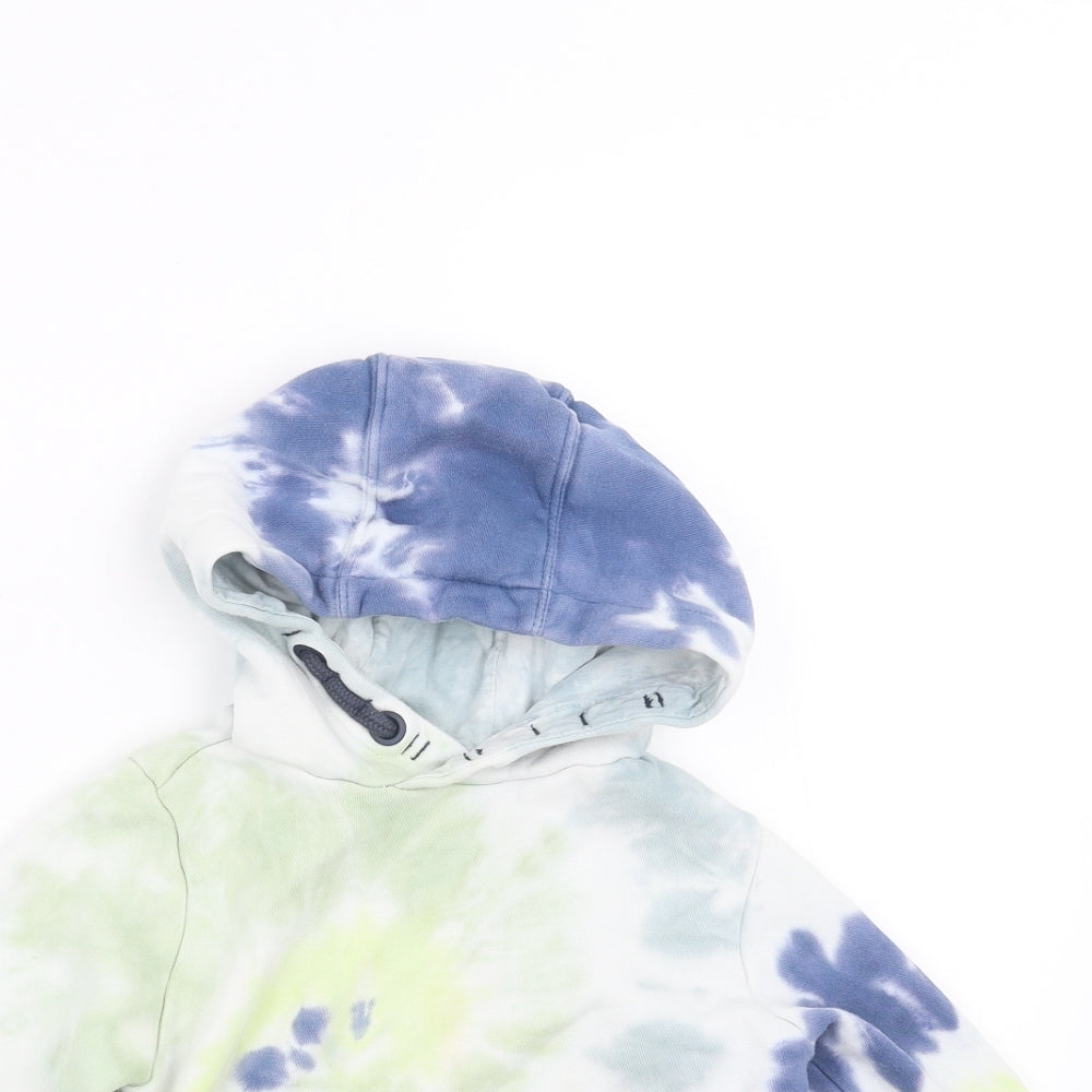 Nutmeg Boys Green   Pullover Hoodie Size 3-4 Years  - tie dye