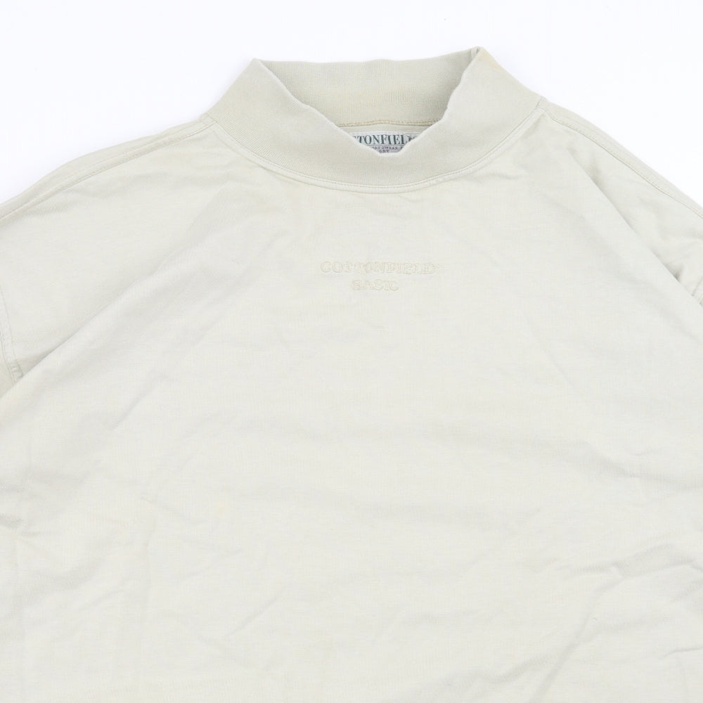 Cottonfield Mens Beige   Pullover Sweatshirt Size L