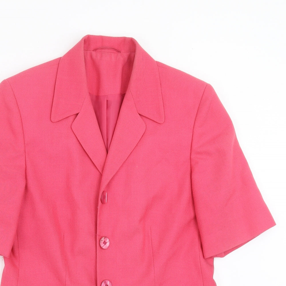 First Avenue Womens Pink   Jacket Suit Jacket Size 12