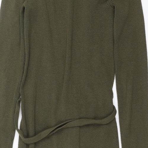 NEXT Womens Green  Knit Cardigan Jumper Size 10  - Tie waist