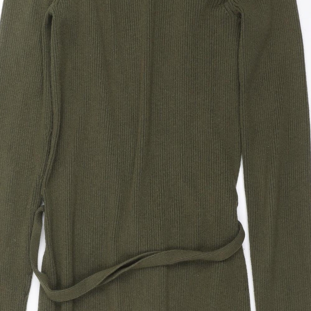 NEXT Womens Green  Knit Cardigan Jumper Size 10  - Tie waist