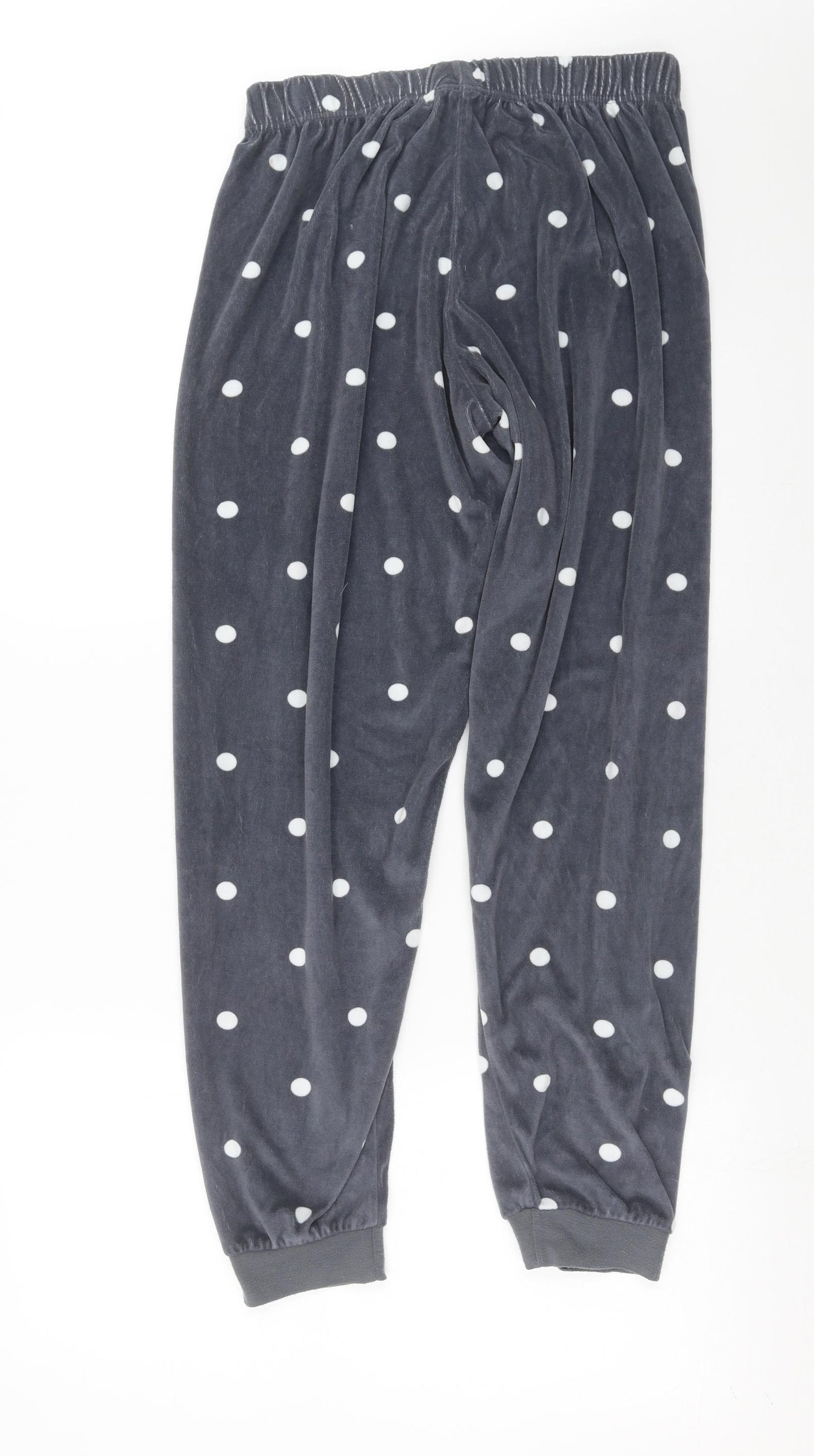 Primark Womens Grey Polka Dot   Pyjama Pants Size M