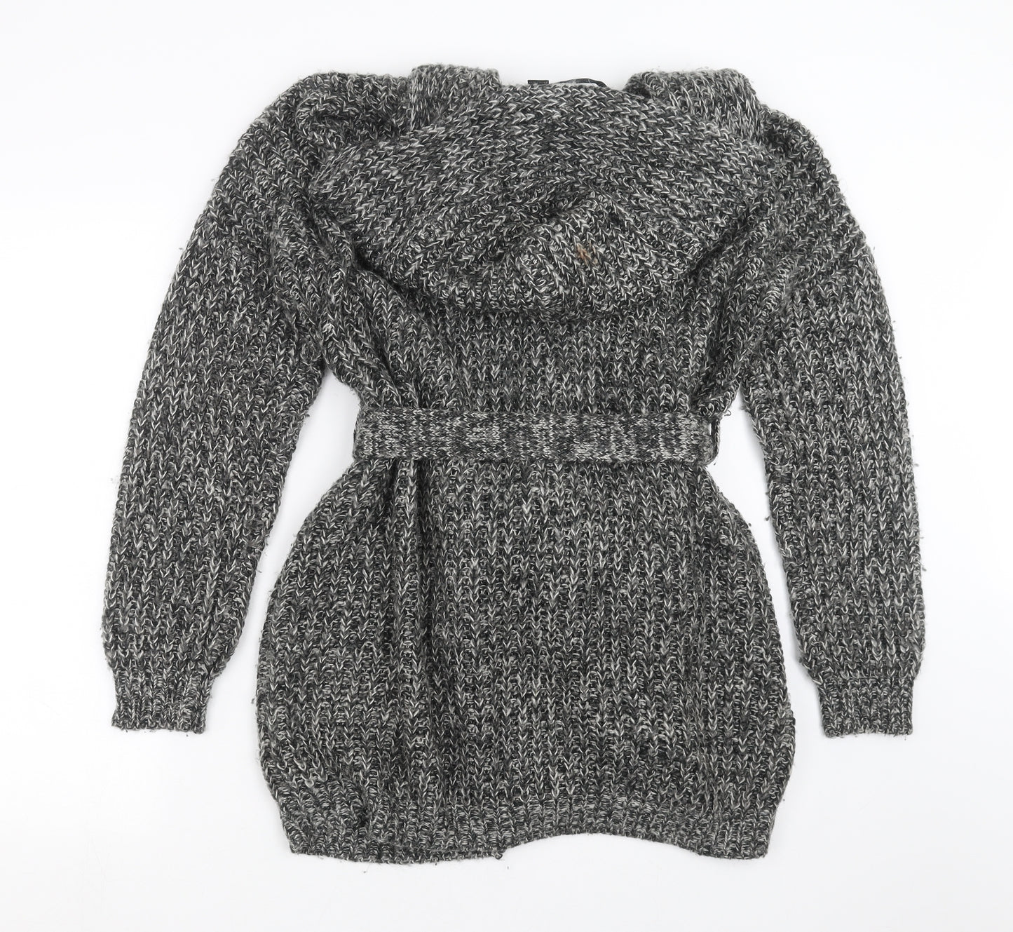 Primark Womens Grey  Knit Cardigan Jumper Size M