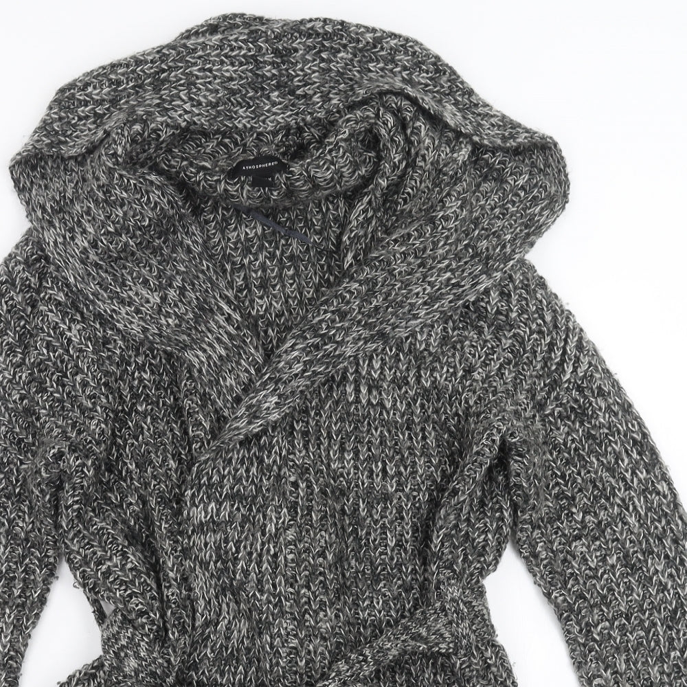 Primark Womens Grey  Knit Cardigan Jumper Size M