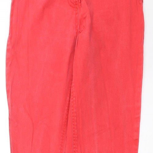 TU Womens Red  Denim Jegging Jeans Size 10 L29 in