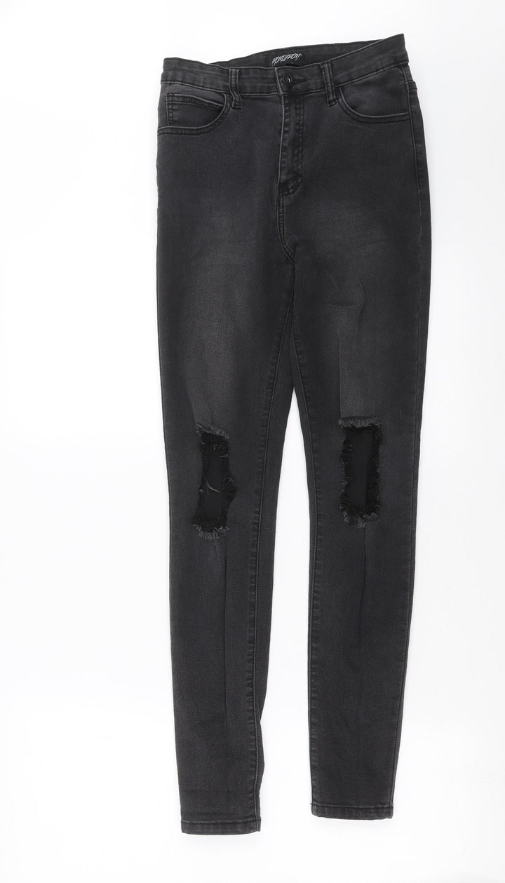 momokrom Womens Grey  Denim Skinny Jeans Size 10 L28 in
