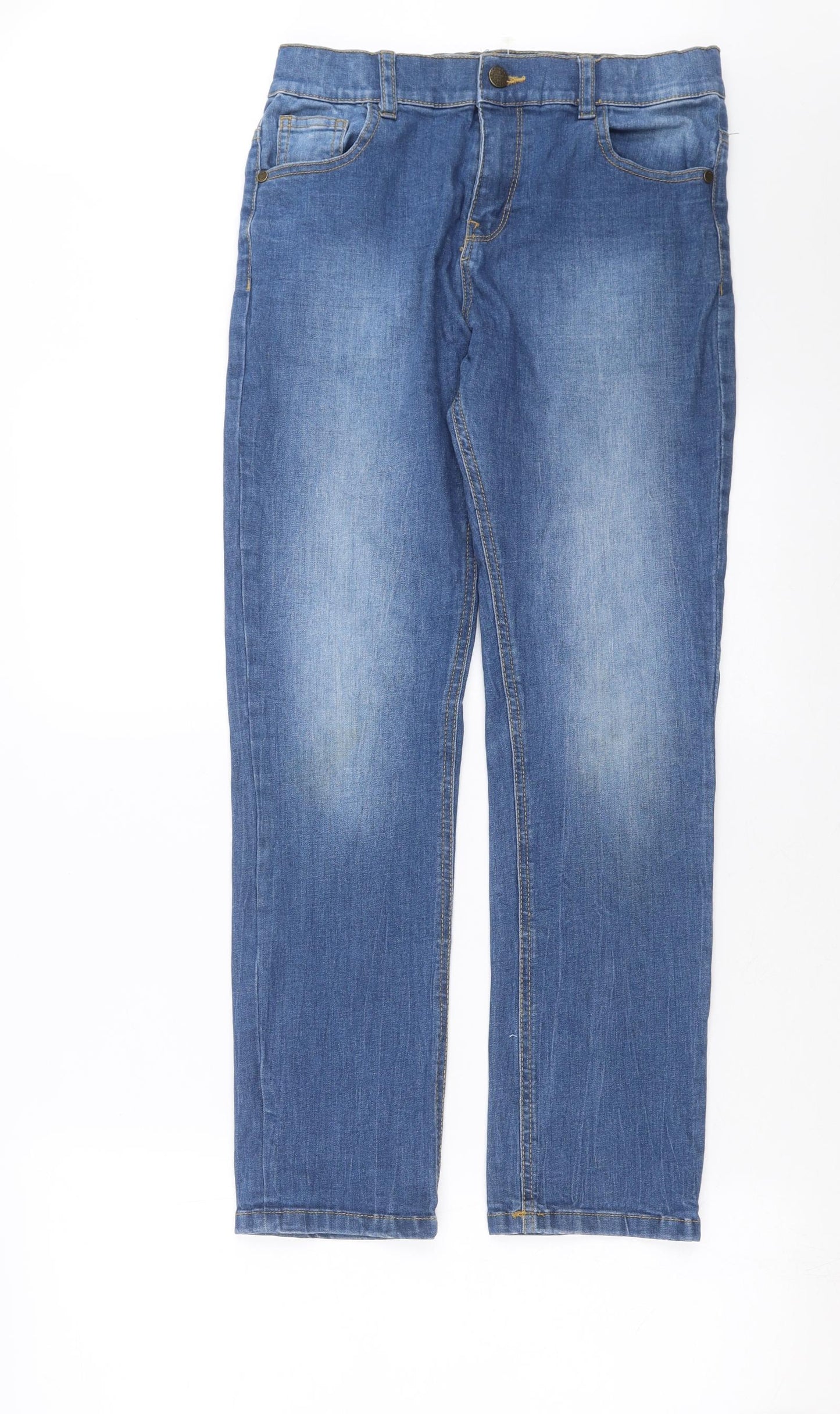 Marks and Spencer Boys Blue  Denim Straight Jeans Size 11-12 Years
