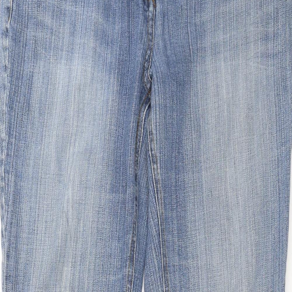 Red Herring Womens Blue  Denim Bootcut Jeans Size 14 L31 in