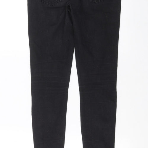 George Womens Black  Denim Skinny Jeans Size 8 L29 in