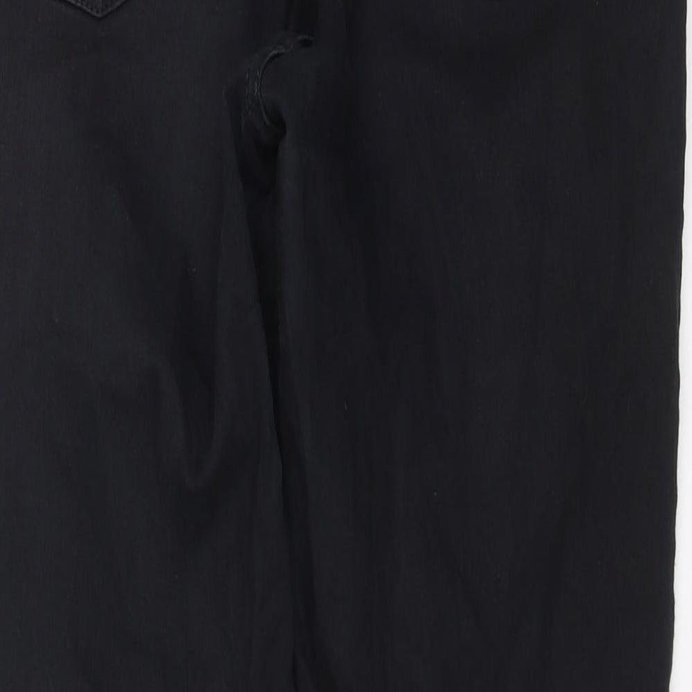 Topshop Womens Black  Denim Skinny Jeans Size 30 in L27 in