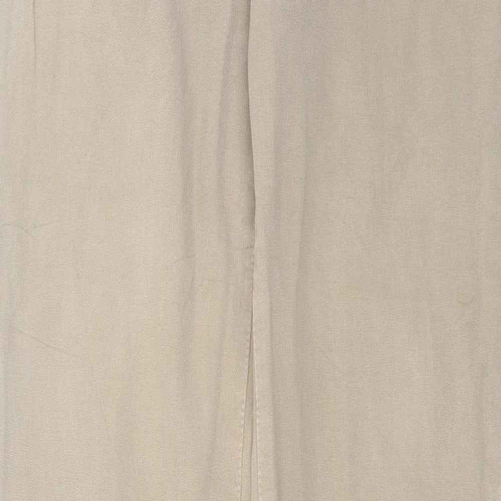 Preworn Womens Beige   Trousers  Size 8 L33 in