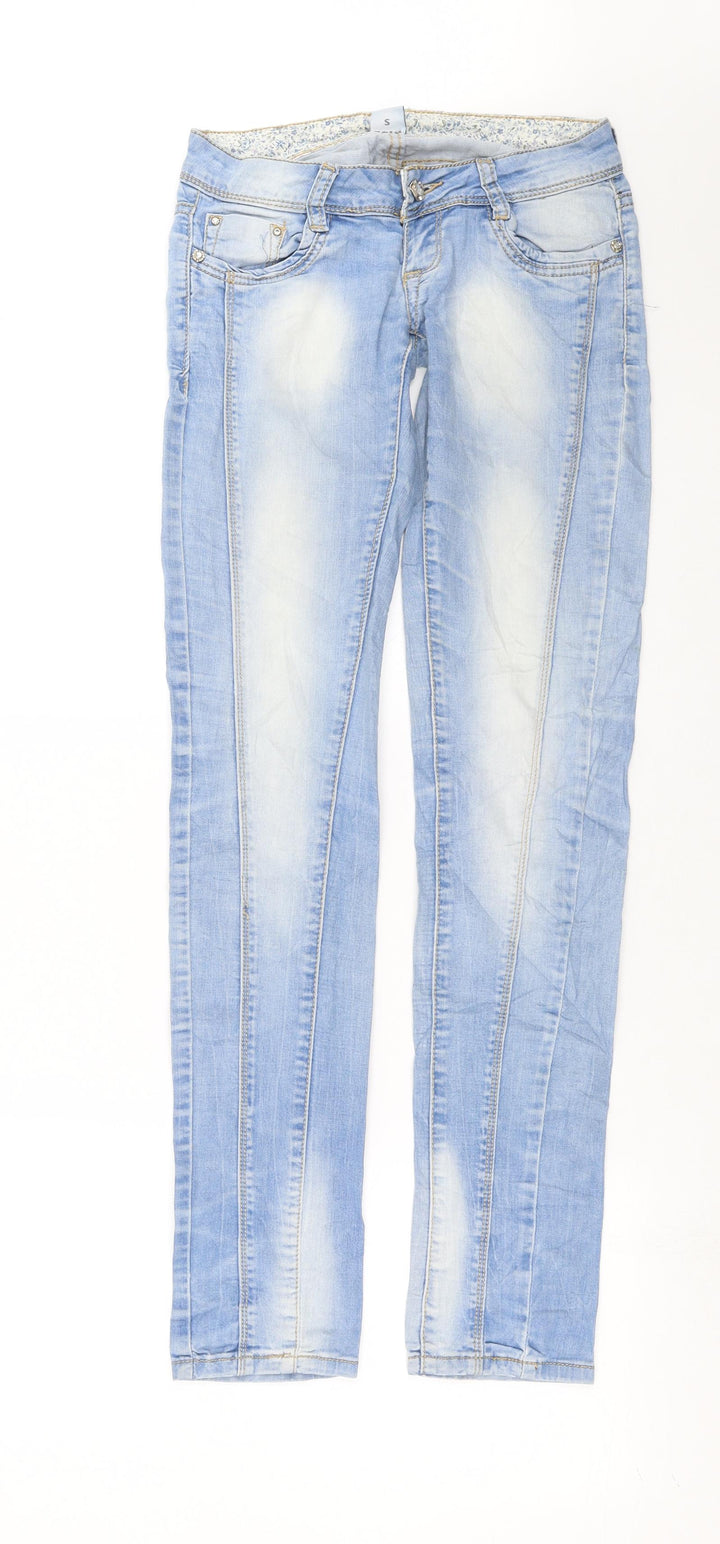 Preworn Womens Blue  Denim Skinny Jeans Size S L33 in